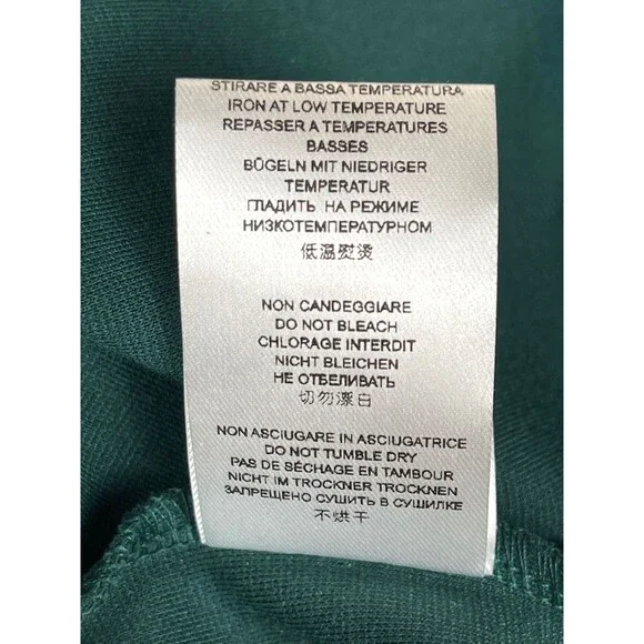 Pietro Brunelli Salisburgo Maternity Dress S Pinewood Green Rosette Sleeve Italy - Picture 15 of 16